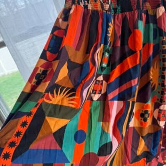 Size Medium Smocked Farm Rio Midi - Picture 7 of 7